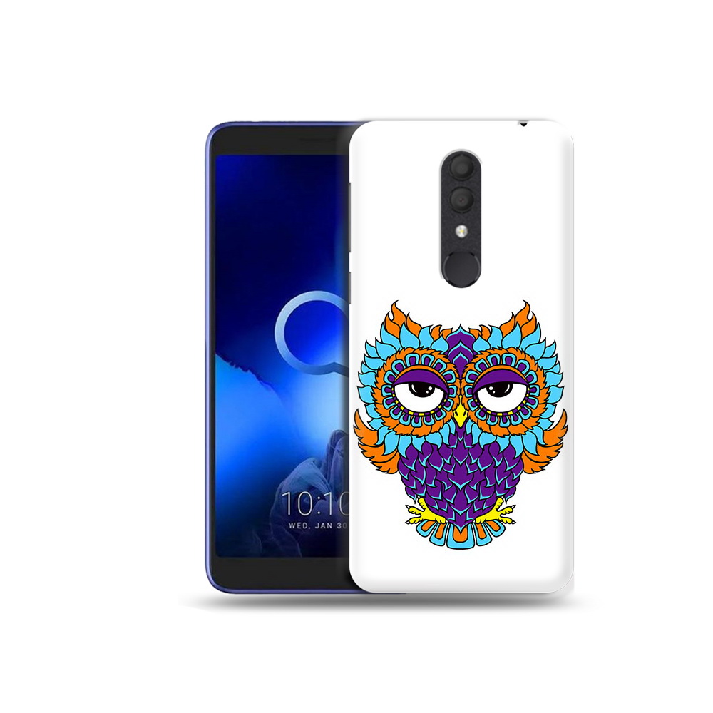 

Чехол MyPads Tocco для Alcatel 1X Цветная сова (PT133941.659.198), Прозрачный, Tocco