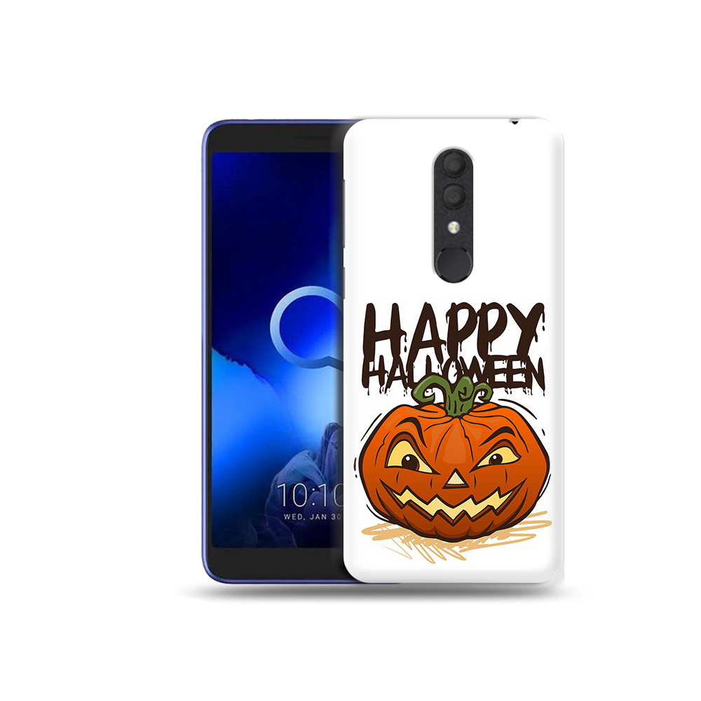 

Чехол MyPads Tocco для Alcatel 1X Хэллоуин счастливый (PT133941.659.195), Прозрачный, Tocco