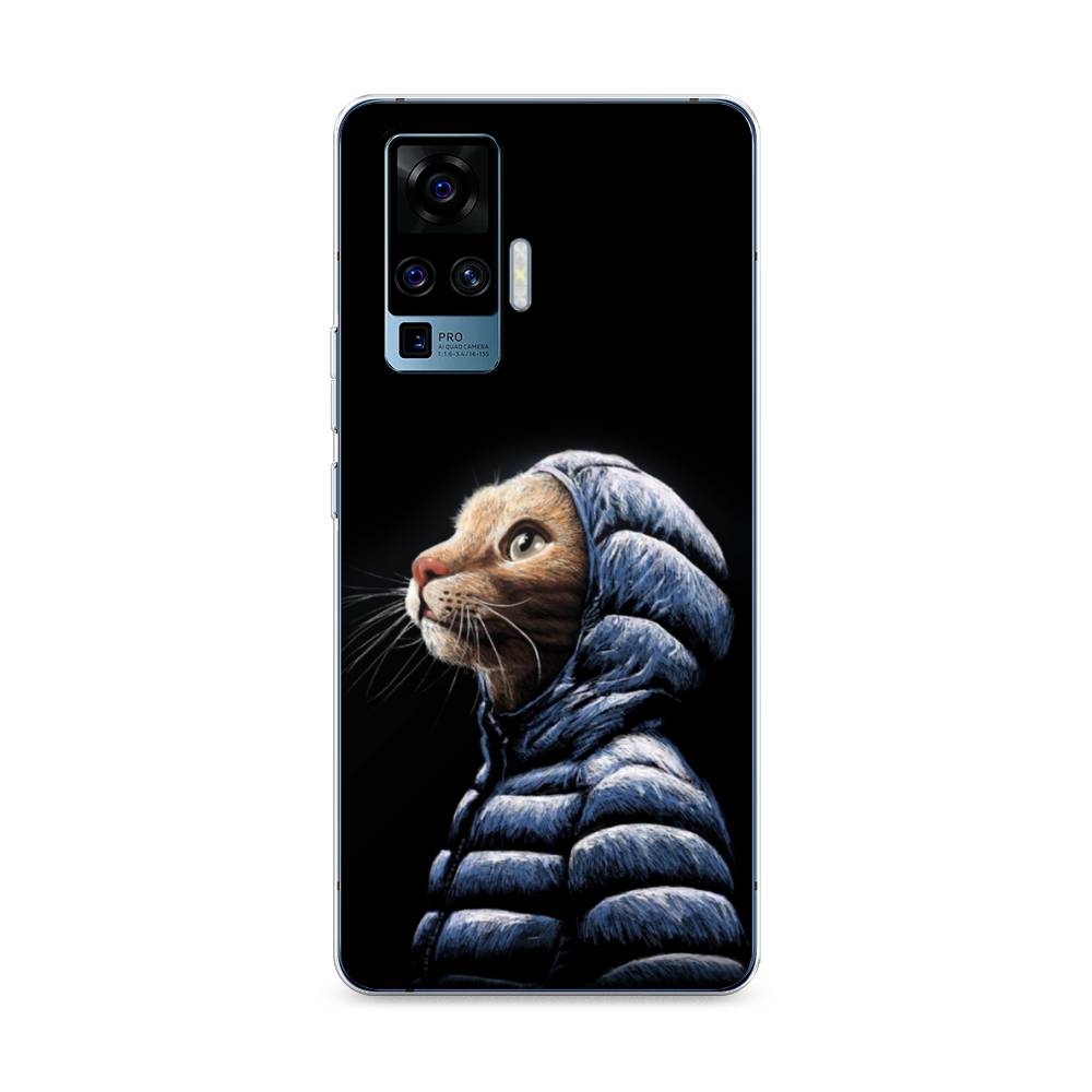 

Чехол Awog на Vivo X50 Pro "Кот в капюшоне", Разноцветный, 262350-2