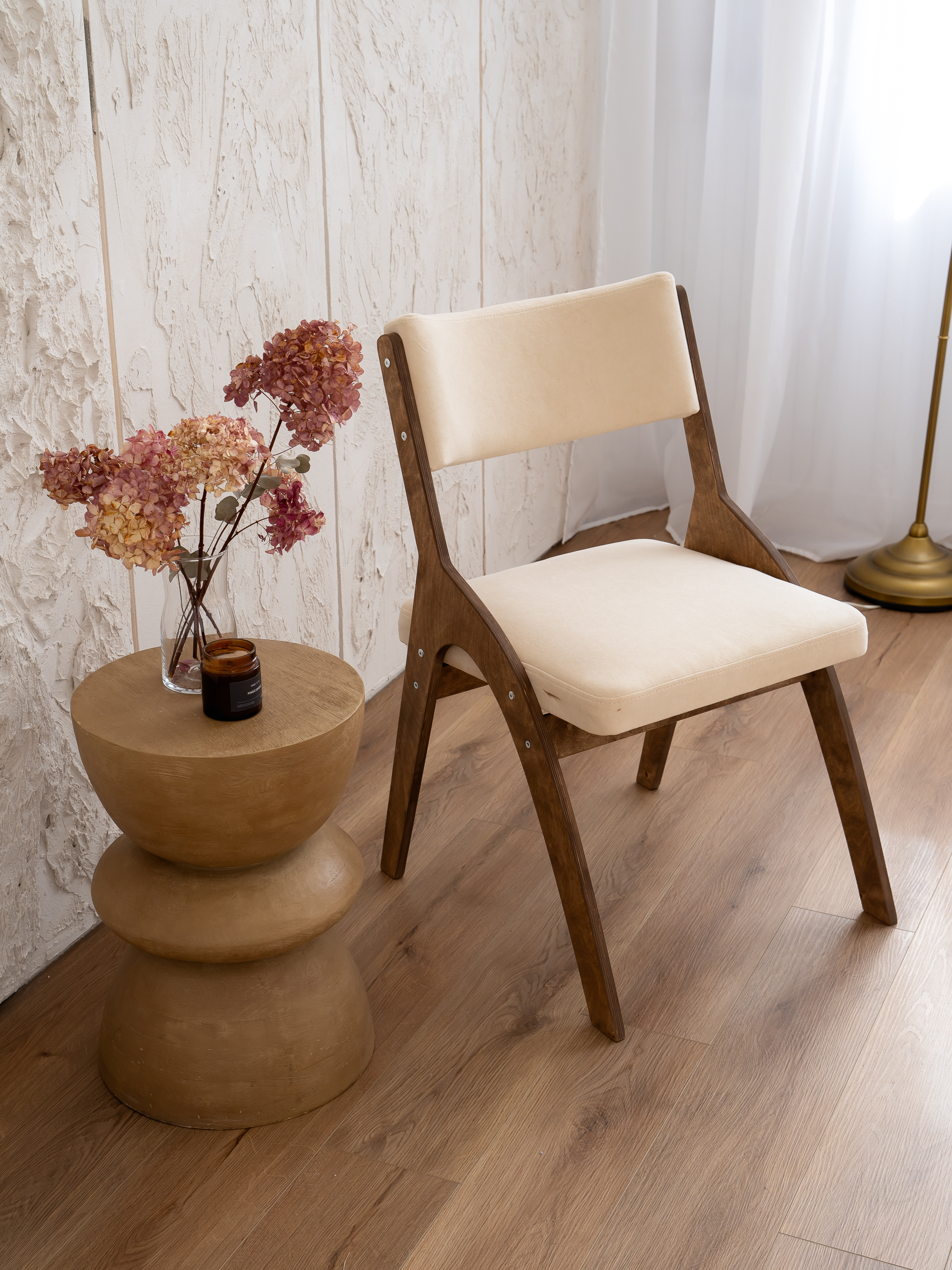 Стул VAU ZASIDELIS для кухни, молочный