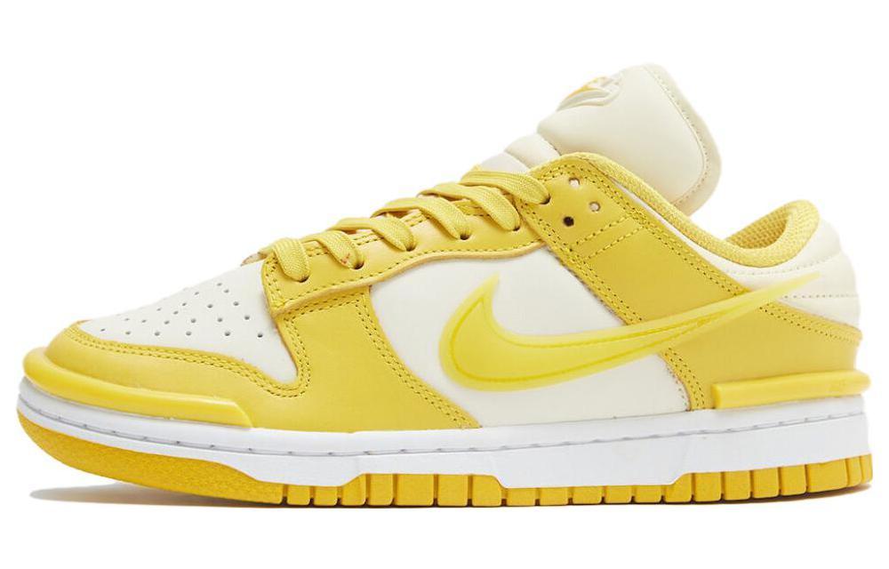 

Кеды унисекс Nike Dunk Low Twist Vivid Sulfur белые 38.5 EU, Белый, Dunk Low Twist Vivid Sulfur