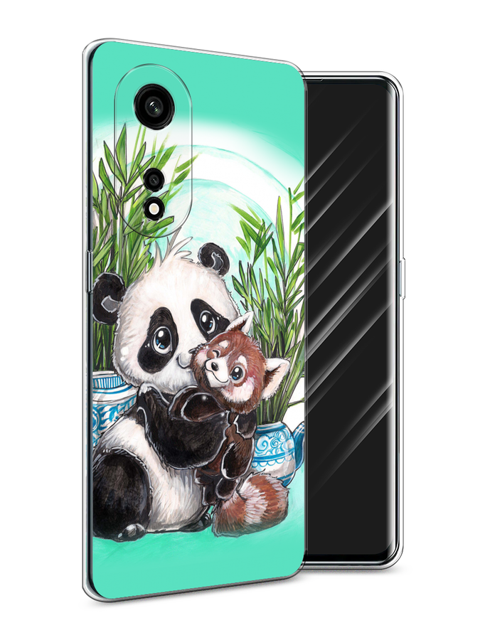 

Чехол Awog на Oppo A1 Pro "Друзья зверята", Голубой;белый;черный, 2512250-2