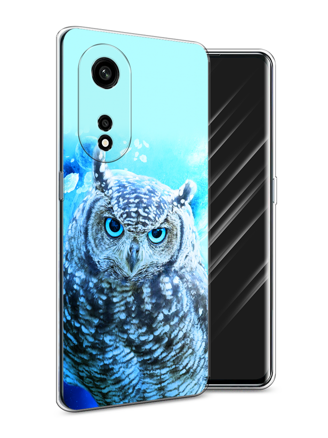 

Чехол Awog на Oppo A1 Pro "Сова арт 7", Синий;голубой, 2512250-1