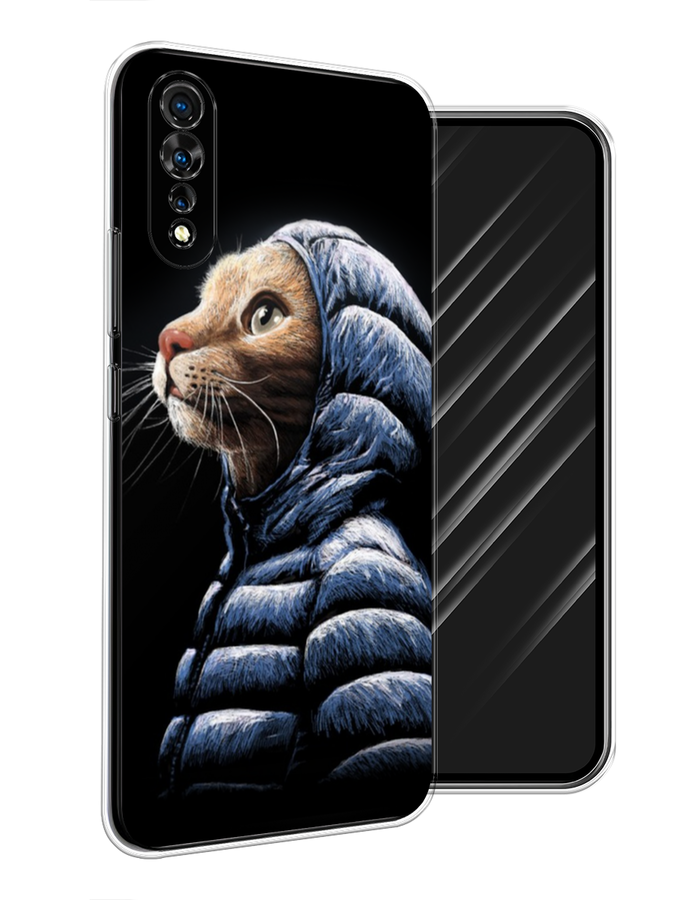 

Чехол Awog на Vivo iQOO Neo/V17 Neo "Кот в капюшоне", Разноцветный, 262050-2