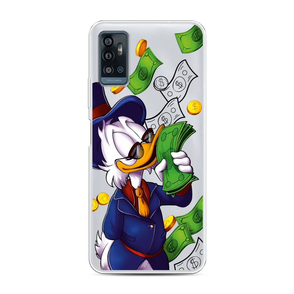 

Чехол на ZTE Blade A71 "Scrooge McDuck with Money", Синий;зеленый;белый, 134450-6