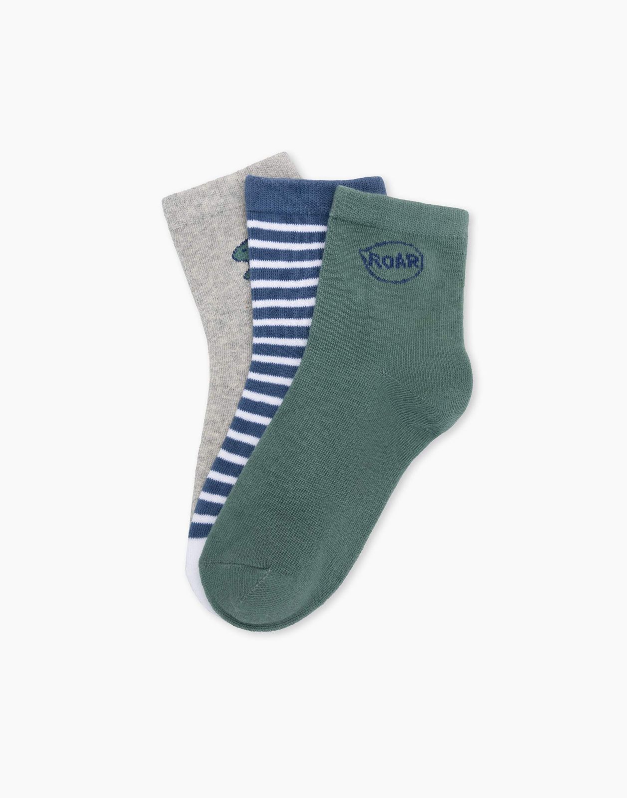 

Комплект носков для мальчика 3 пары Gloria Jeans BHS005010 разноцветный 4-6л/0, BHS005010