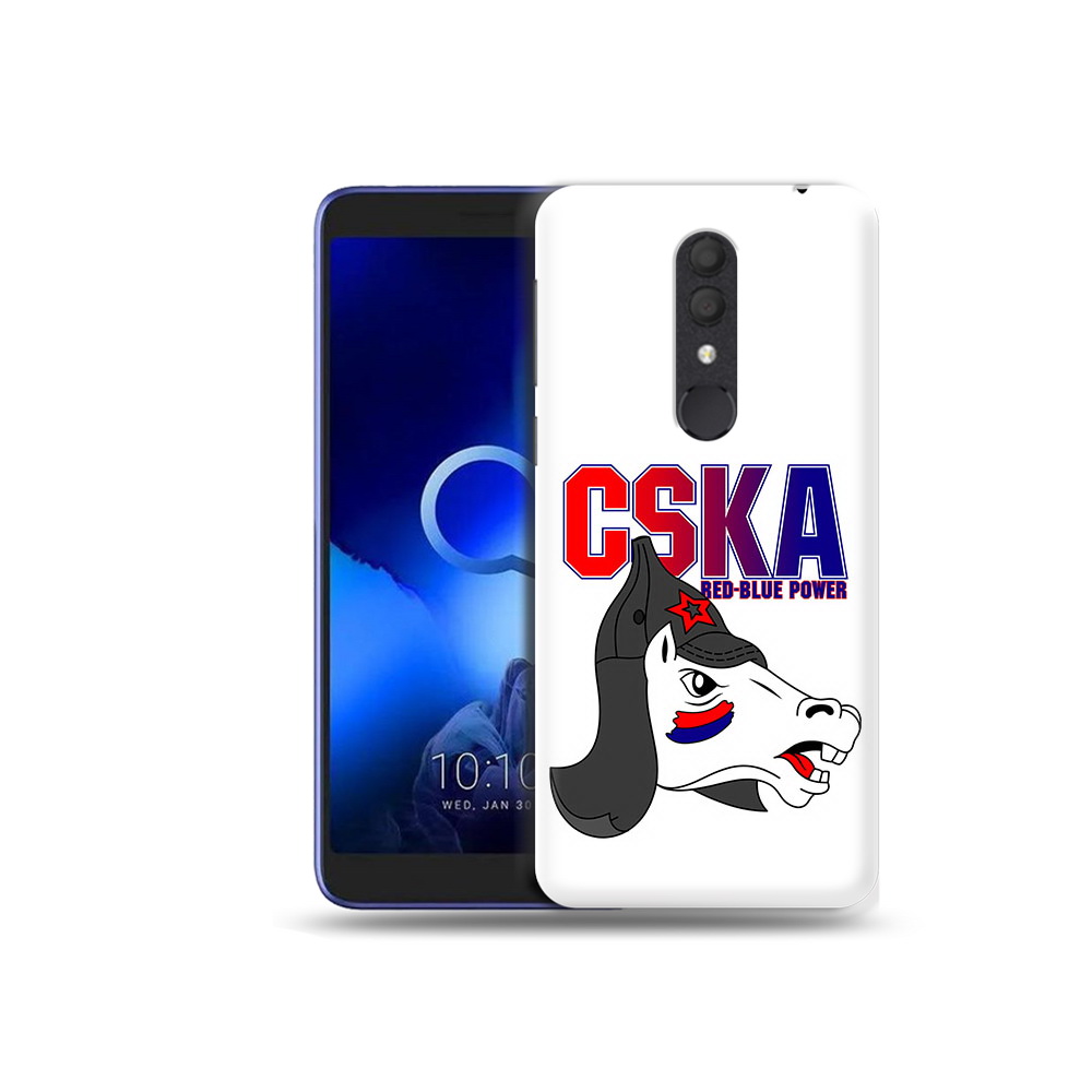 

Чехол MyPads Tocco для Alcatel 1X ФК ЦСК лошадка россия (PT133941.659.179), Прозрачный, Tocco