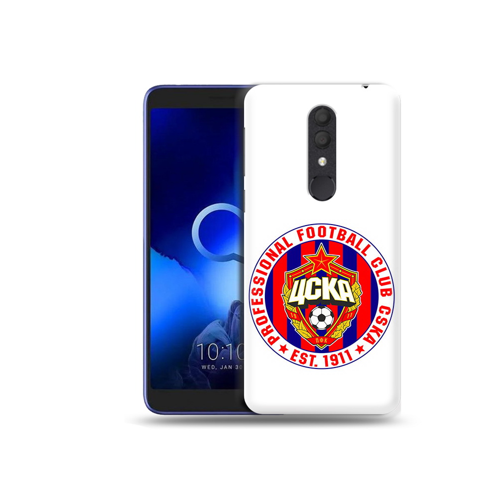

Чехол MyPads Tocco для Alcatel 1X ФК ЦСК логотип (PT133941.659.178), Прозрачный, Tocco