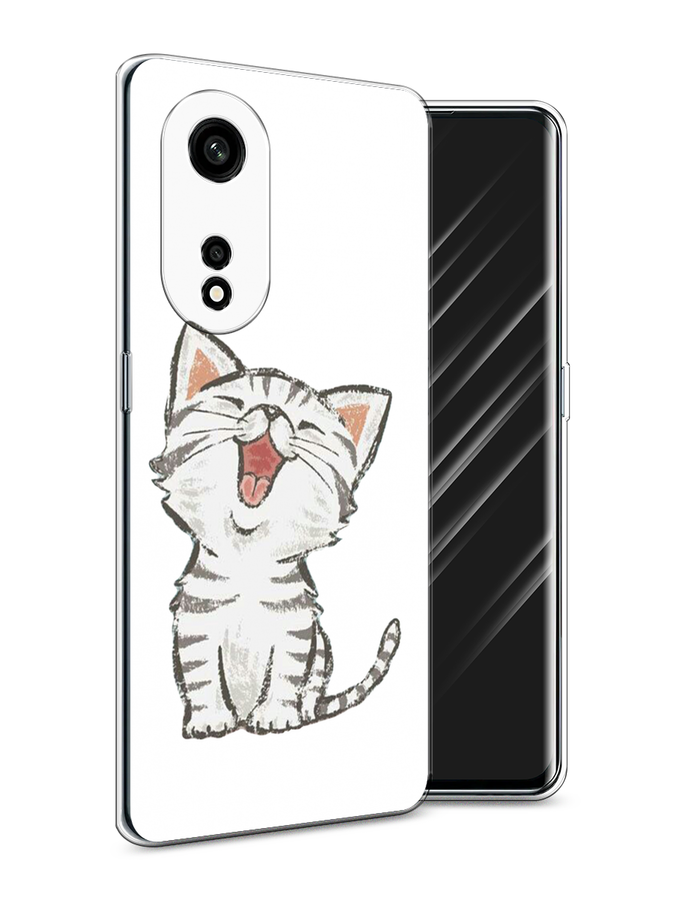 

Чехол Awog на Oppo A1 Pro "Котенок рисованный", Серый;белый, 2512250-1