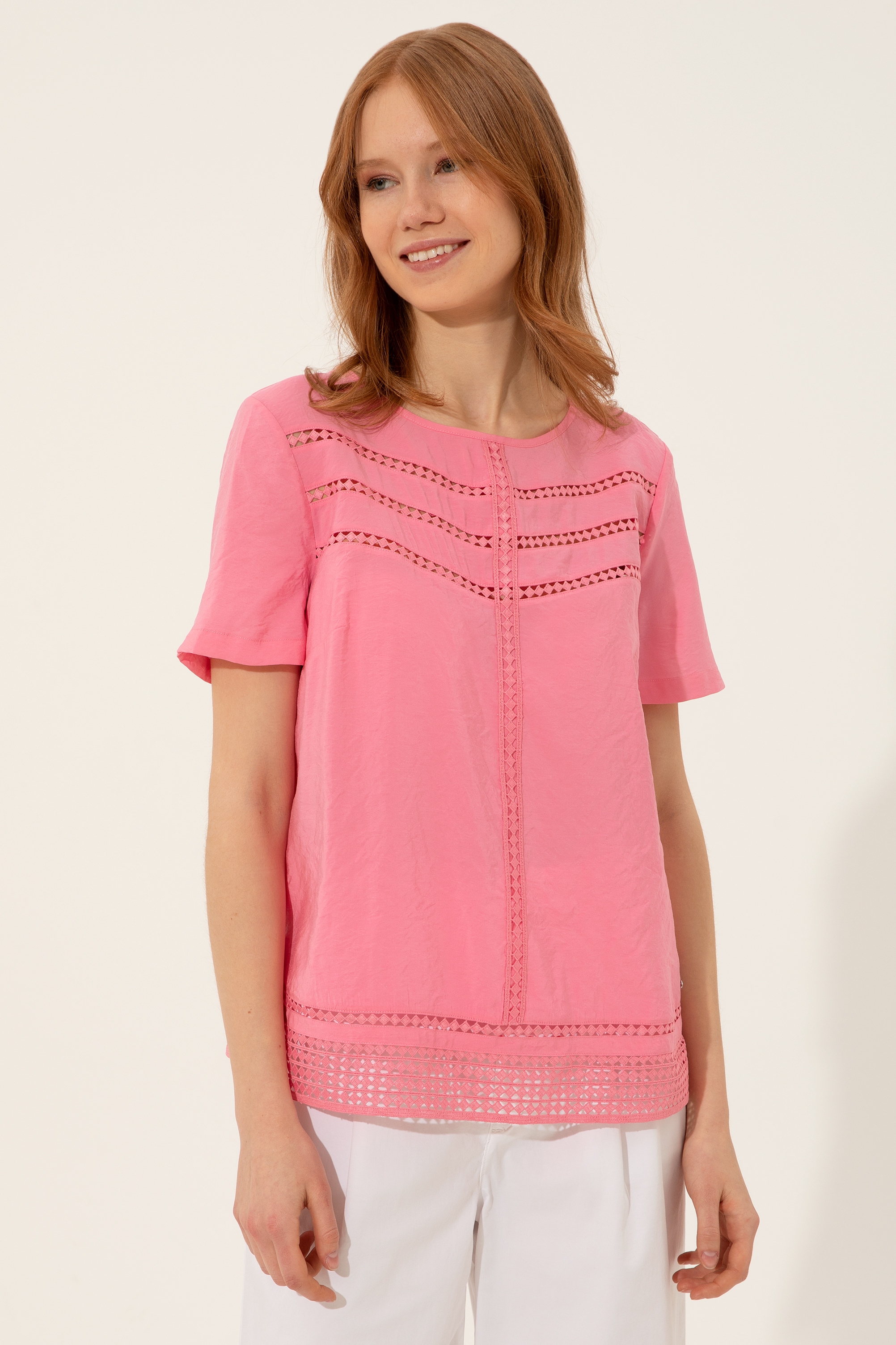 

Блуза женская U.S. POLO Assn. G082SZ0040BEYONCE розовая 36, Розовый, G082SZ0040BEYONCE