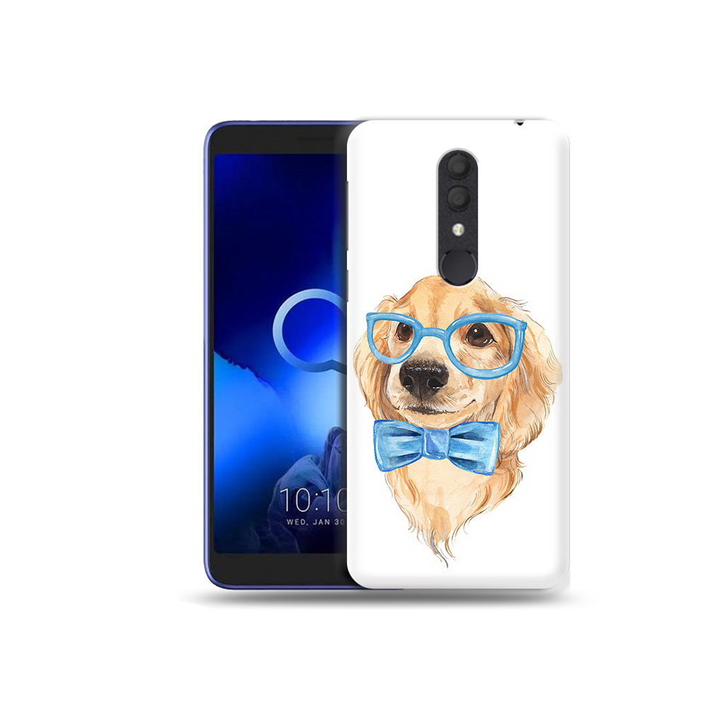 

Чехол MyPads Tocco для Alcatel 1X Собака интеллигент (PT133941.659.159), Прозрачный, Tocco