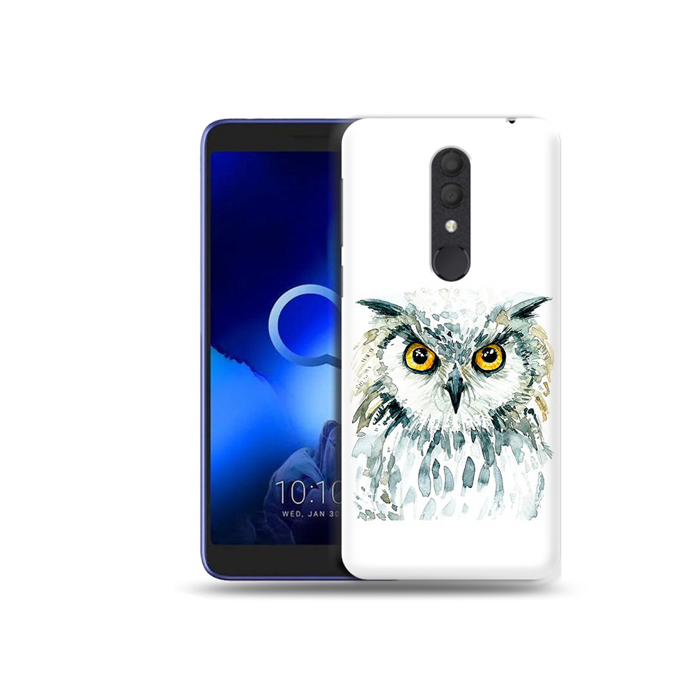 

Чехол MyPads Tocco для Alcatel 1X Серьезная сова (PT133941.659.156), Прозрачный, Tocco
