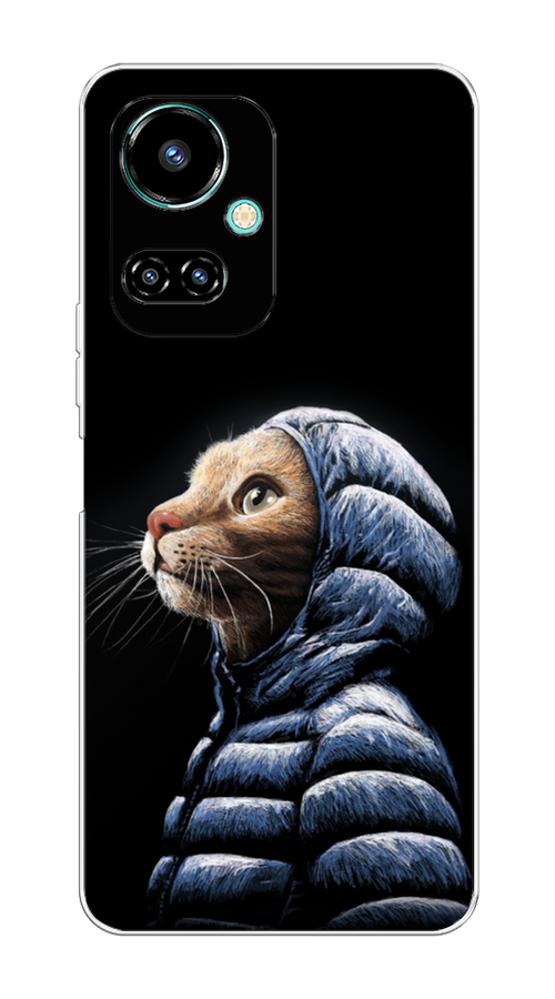 

Чехол Awog на Tecno Camon 19/19 Pro 4G "Кот в капюшоне", Разноцветный, 302250-2