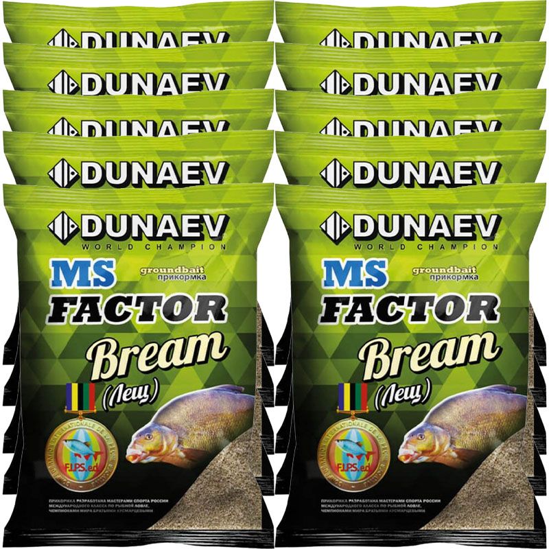 

Рыболовная прикормка Dunaev MS FACTOR Лещ 10кг, Разноцветный, MS FACTOR