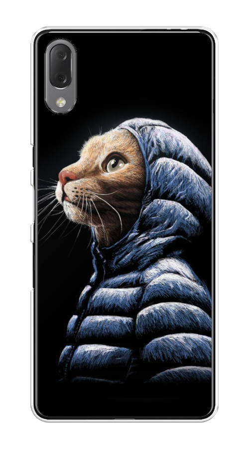 

Чехол Awog на Sony Xperia L3 "Кот в капюшоне", Разноцветный, 54450-2