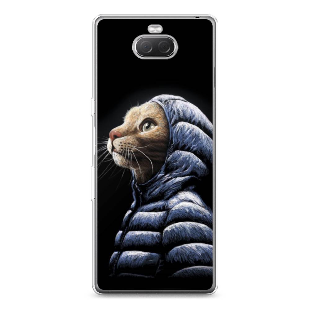 

Силиконовый чехол "Кот в капюшоне" на Sony Xperia 10 Plus, 54150-2