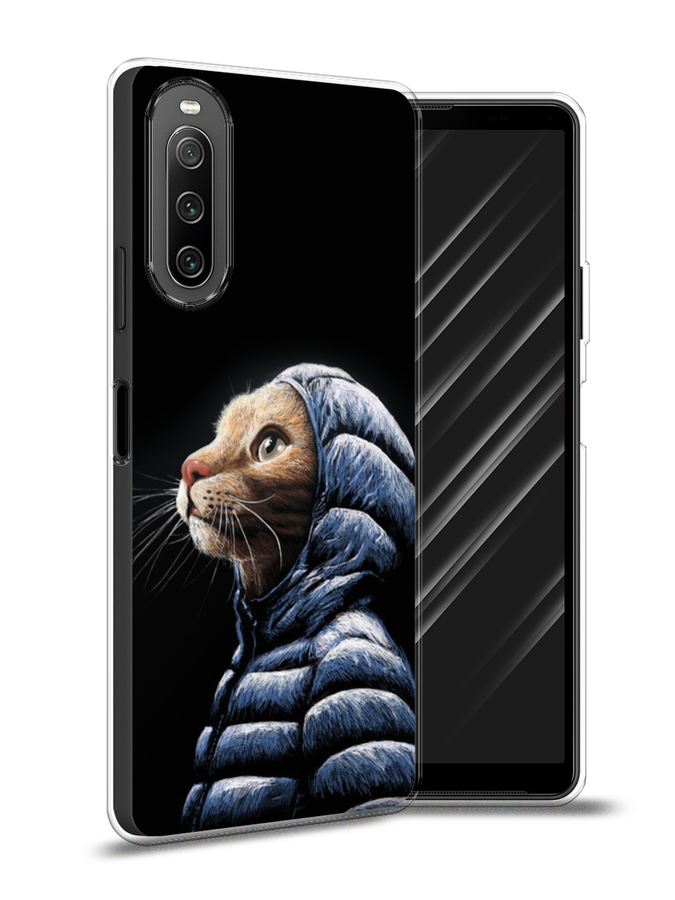 

Чехол Awog на Sony Xperia 10 IV "Кот в капюшоне", Разноцветный, 55250-2