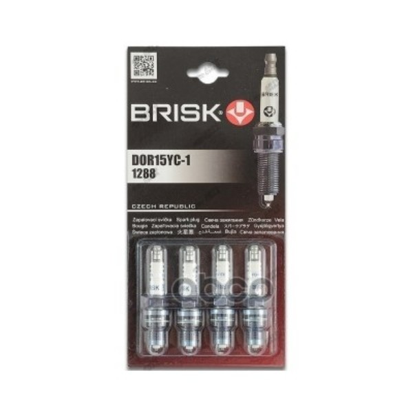 Свечи Brisk Super Forte Dor15yc-1 2110 16-Клап. (4шт) Чехия BRISK арт. DOR15YC-1  - купить