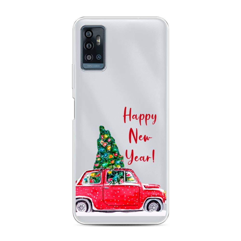 

Чехол для ZTE Blade A71 "Happy New Year", Красный;зеленый, 134450-5