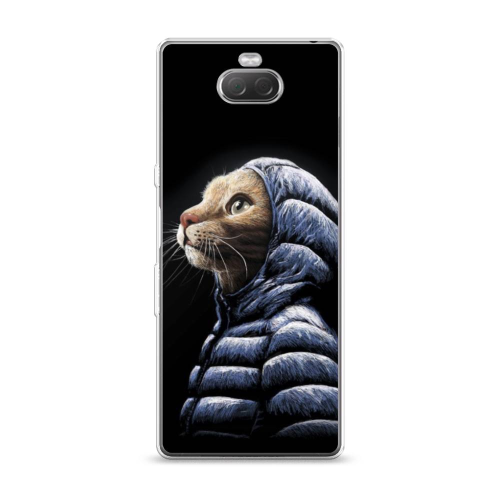 

Чехол Awog на Sony Xperia 10/XA3 "Кот в капюшоне", Разноцветный, 54050-2