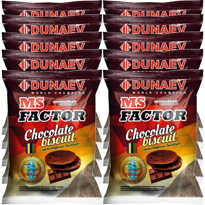 

Рыболовная прикормка Dunaev MS FACTOR Шоколадный бисквит, 10 кг, Разноцветный, MS FACTOR