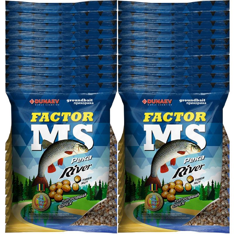 

Рыболовная прикормка Dunaev MS FACTOR Река Тигровый орех, 20 кг, MS FACTOR