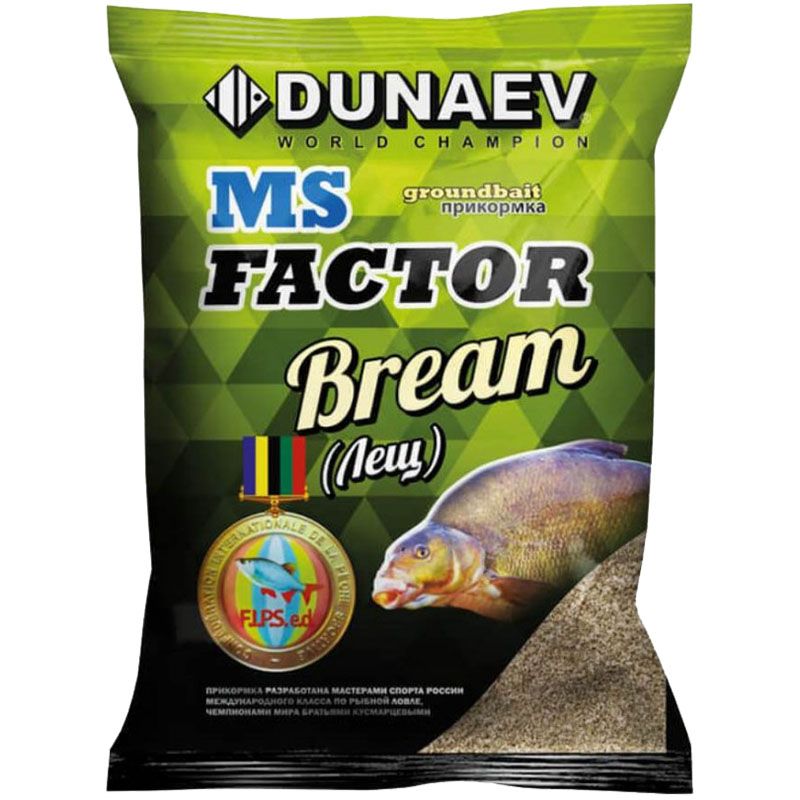 

Рыболовная прикормка Dunaev MS FACTOR Лещ, 1 кг, Разноцветный, MS FACTOR