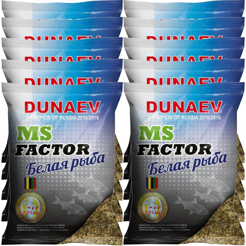 

Рыболовная прикормка Dunaev MS FACTOR Белая рыба, 10 кг, Разноцветный, MS FACTOR