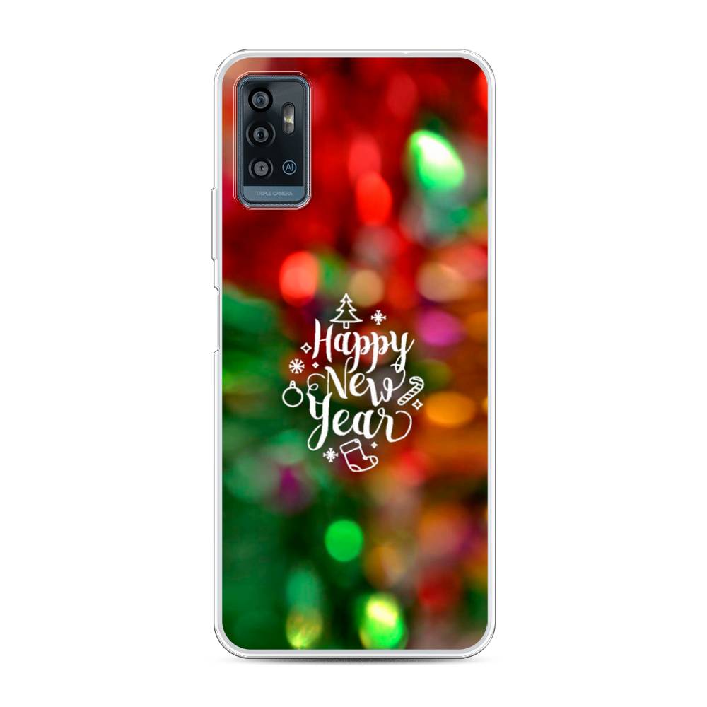 

Чехол для ZTE Blade A71 "Новый Год на елке", Зеленый;красный;желтый, 134450-5