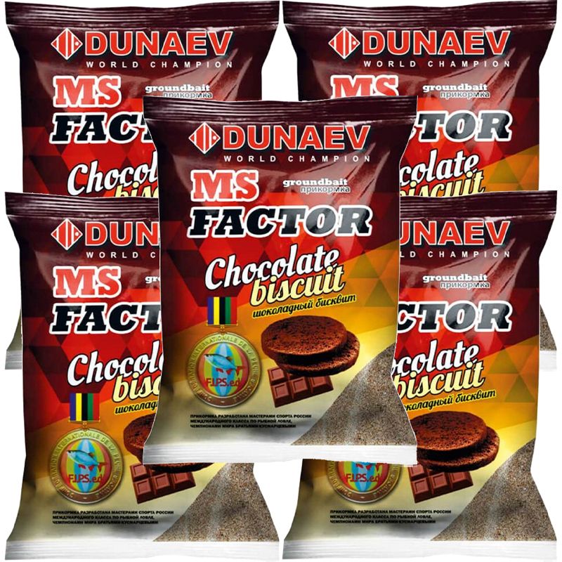 

Рыболовная прикормка Dunaev MS FACTOR Шоколадный бисквит, 5 кг, Разноцветный, MS FACTOR