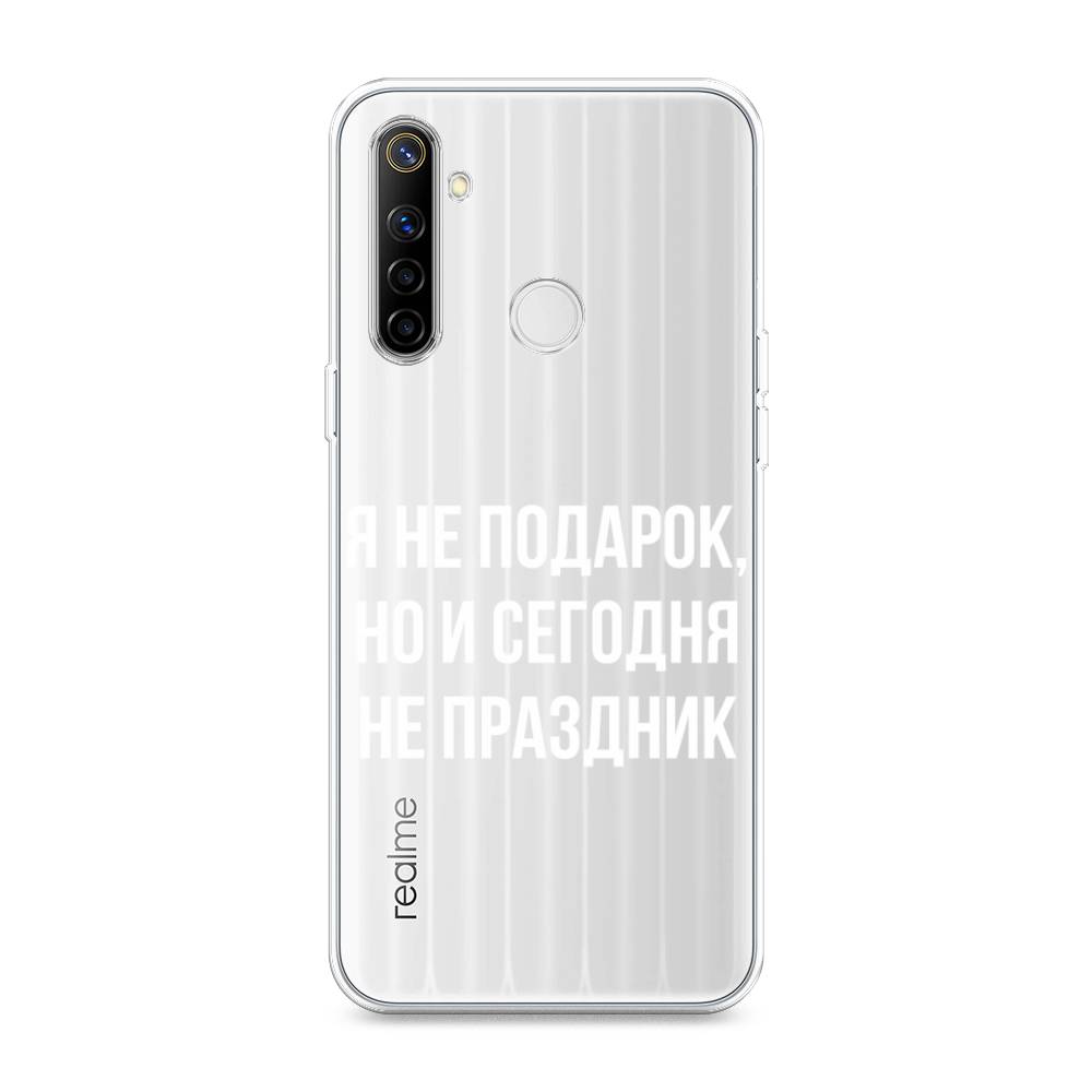 фото Силиконовый чехол "я не подарок" на realme 6i awog