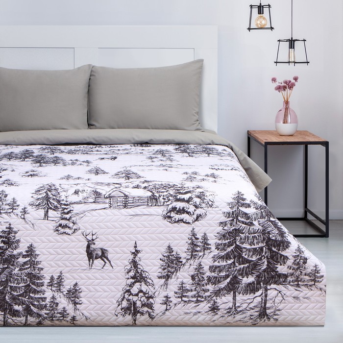 

Покрывало "Этель" евро Winter forest, 230х210 см, микрофибра