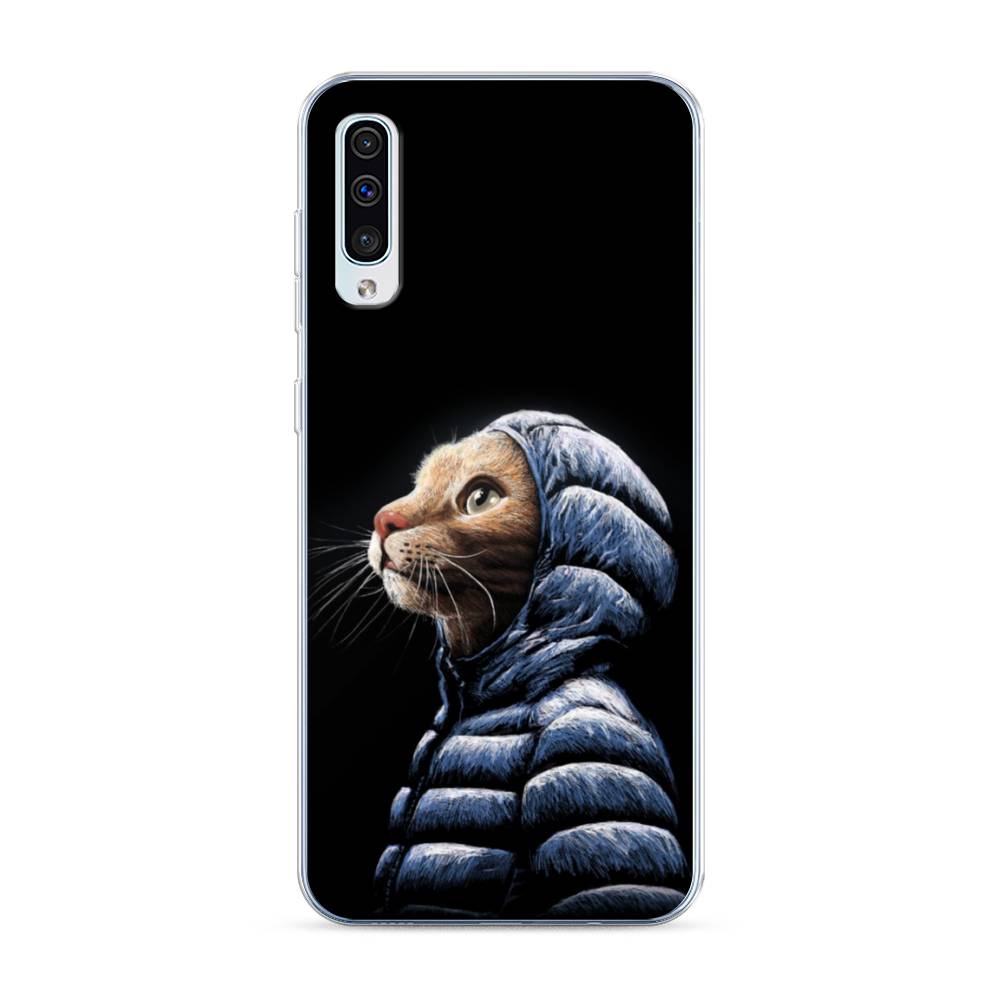 

Чехол Awog на Samsung Galaxy A30s/A50 "Кот в капюшоне", Разноцветный, 28850-2