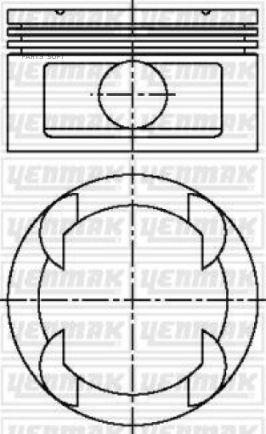 

Поршень ДВС с кольцами YENMAK 310381 Opel Omega 3.0i 24v X3.0xe; 86 1.5x1.5x3