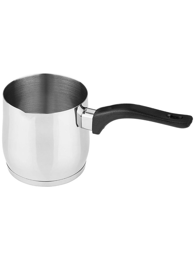 

Турка для кофе, турка для индукционной плиты Agness Midnight 800 мл 914-052, Серебристый