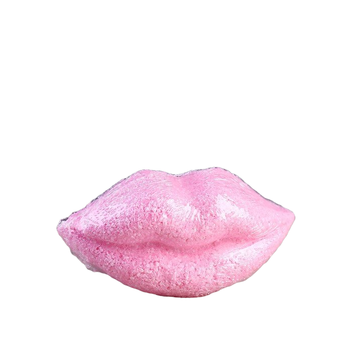Купить Шипучая бомбочка Губки с ароматом персика, розовая 4760604, Добропаровъ