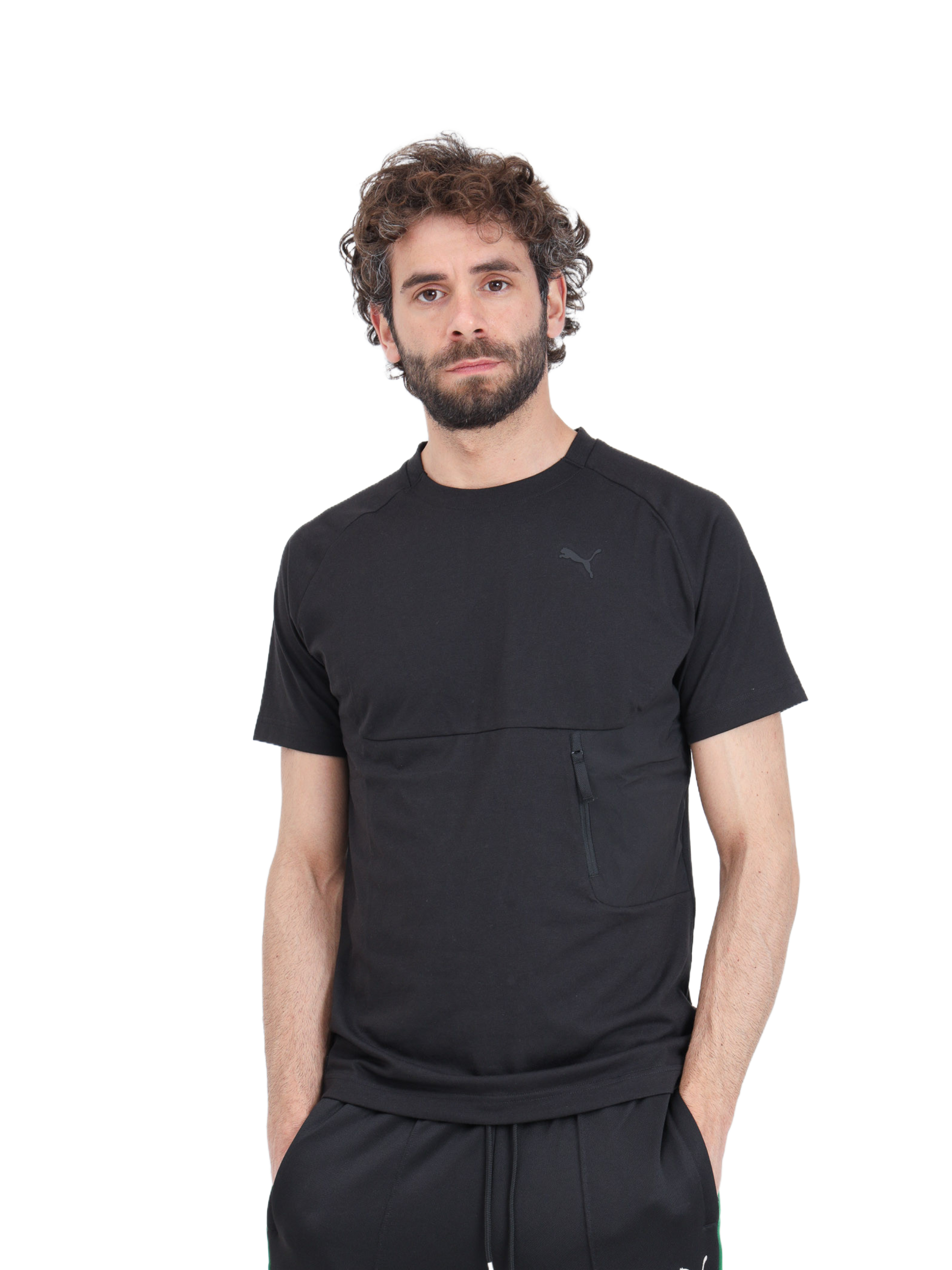 Футболка мужская PUMA Pumatech Pocket Tee черная S черный