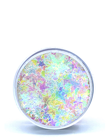 

Блёстки для лица и тела Queridos Glitters Глиттер гель Звёзды галактики полупрозр. 3 мл, QGM-20
