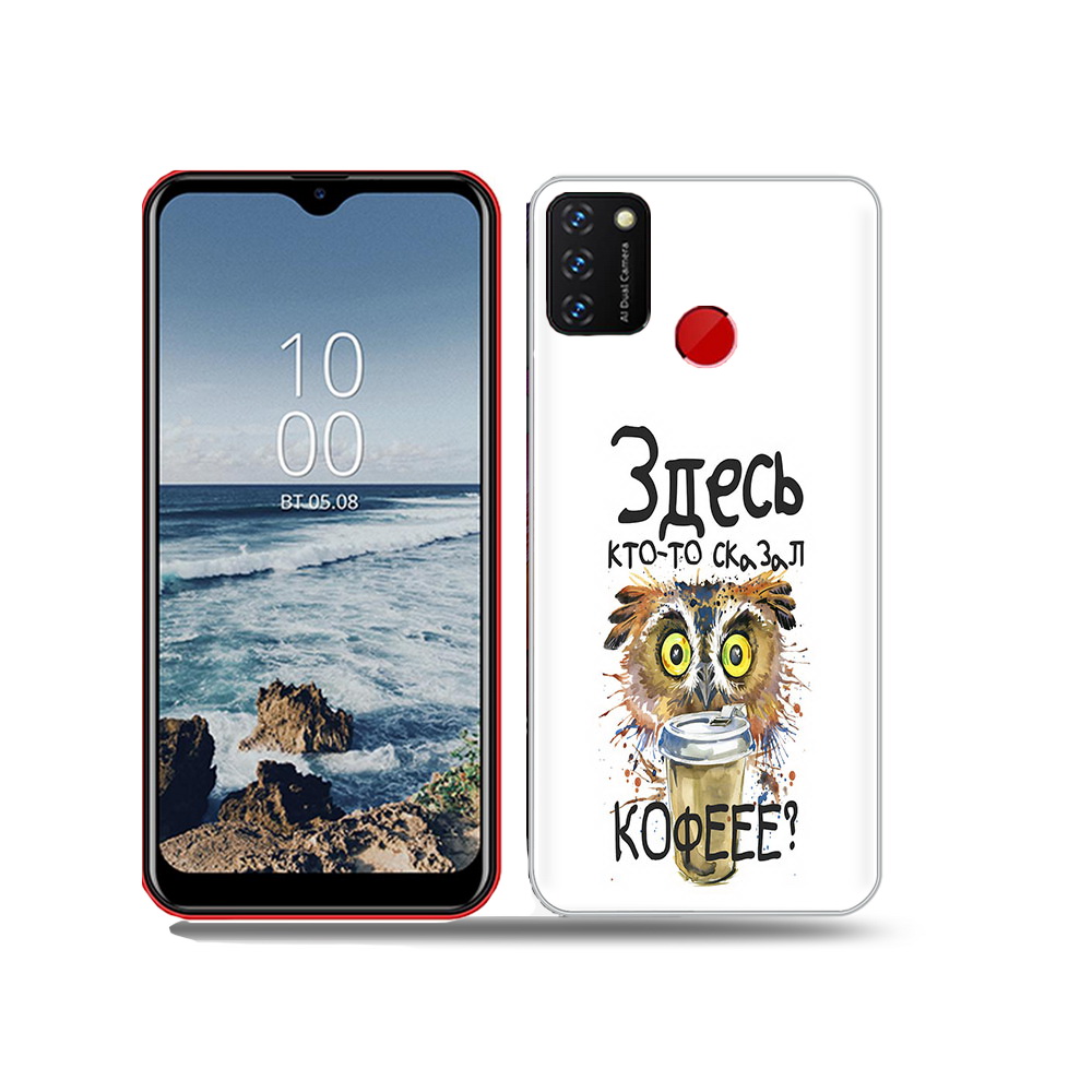

Чехол MyPads Tocco для BQ 6631G Surf Здесь кто то сказал кофе, Прозрачный, Tocco