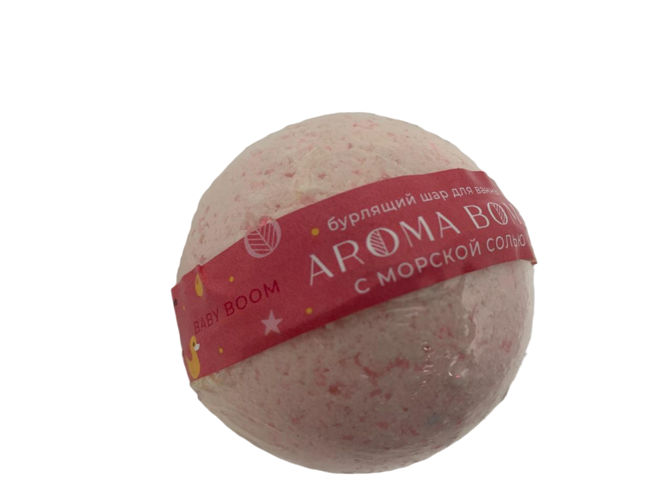 

Бомбочка для ванн Aroma Soap Baby Boom, 160 г 7072308, Розовый