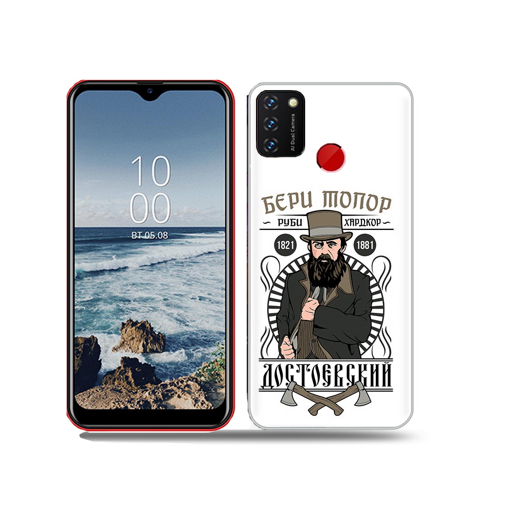 

Чехол MyPads Tocco для BQ 6631G Surf Достоевский, Прозрачный, Tocco