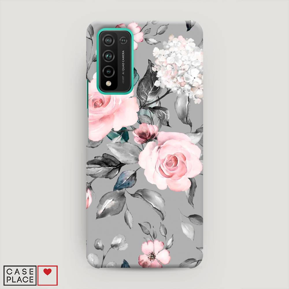 

Чехол Awog "Розы на сером" для Honor 10X Lite, 6104620-6