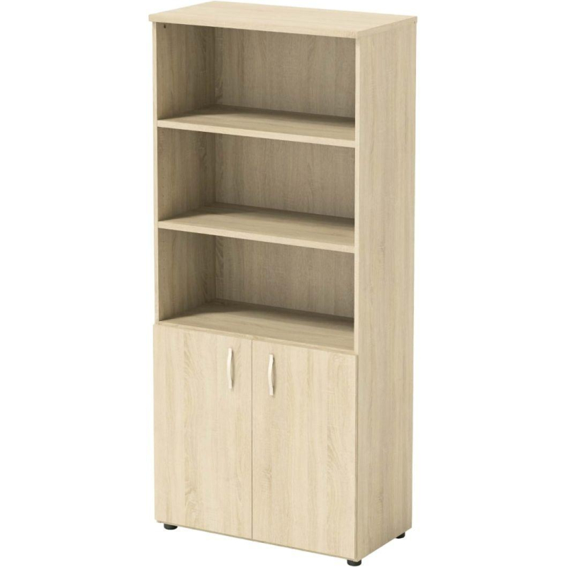 

Шкаф для документов IN Рондо L Ш25 22/16 804x450x1800 дуб альпийский, Белый