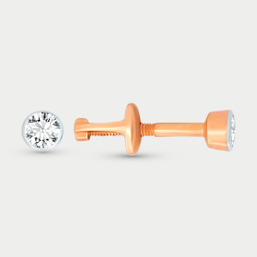 

Серьги из золота с фианитом GOLD CENTER 015662-1102, 015662-1102