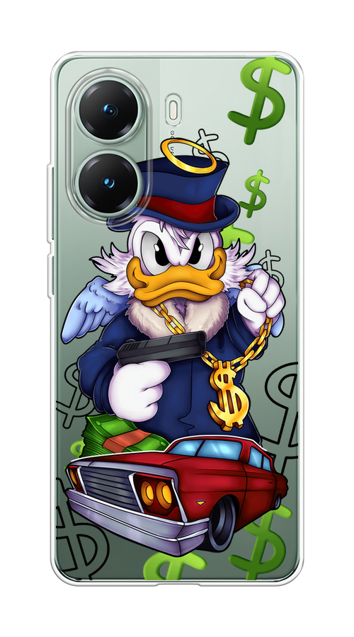 

Чехол на Poco X7 Pro Scrooge McDuck with a Gold Chain, Красный;синий;белый, 324050-1