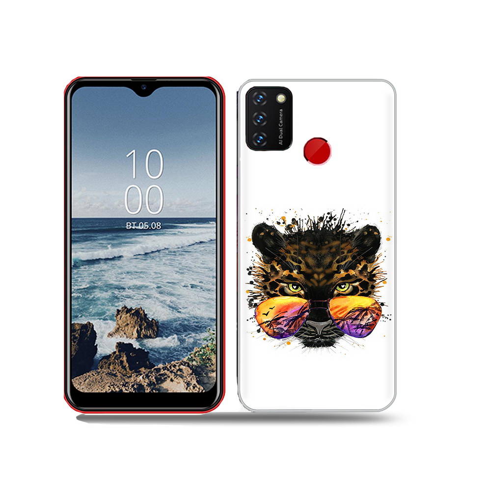 

Чехол MyPads Tocco для BQ 6631G Surf тропический леопард, Прозрачный, Tocco