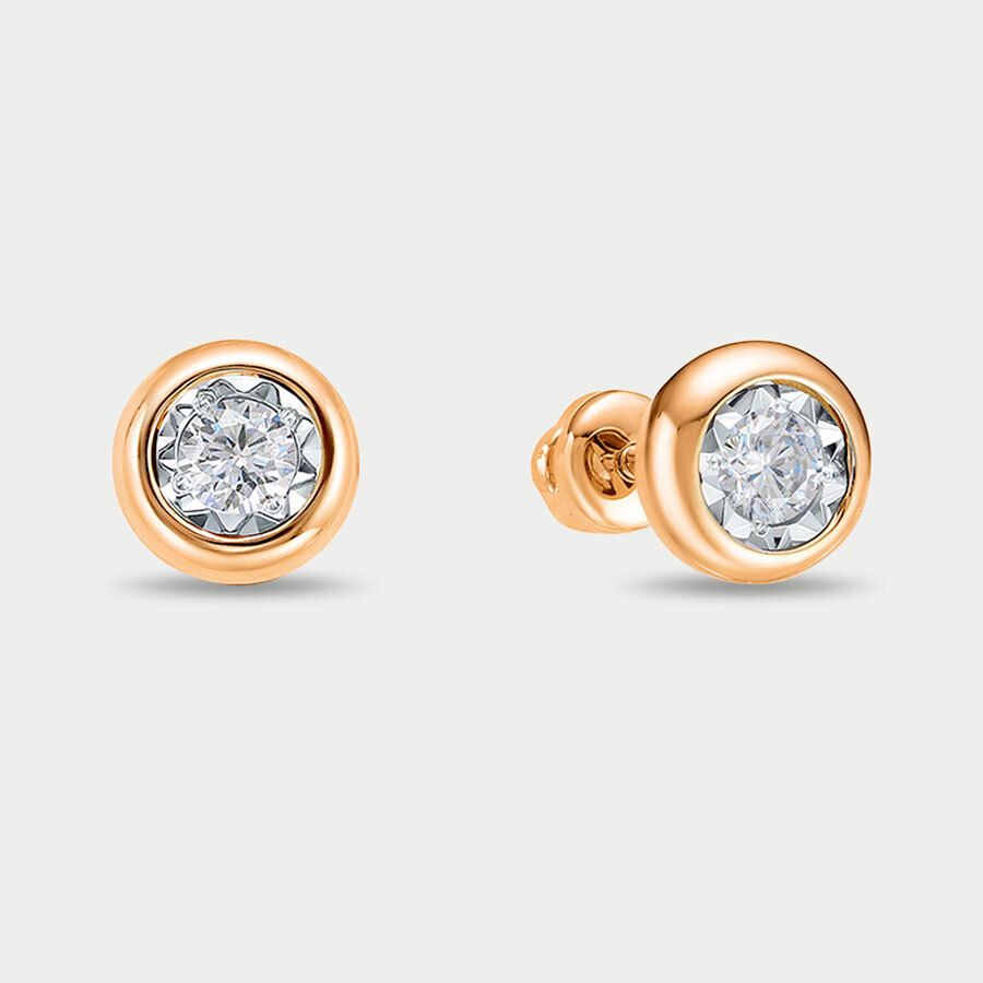 

Серьги из золота с фианитом GOLD CENTER 50572, 50572