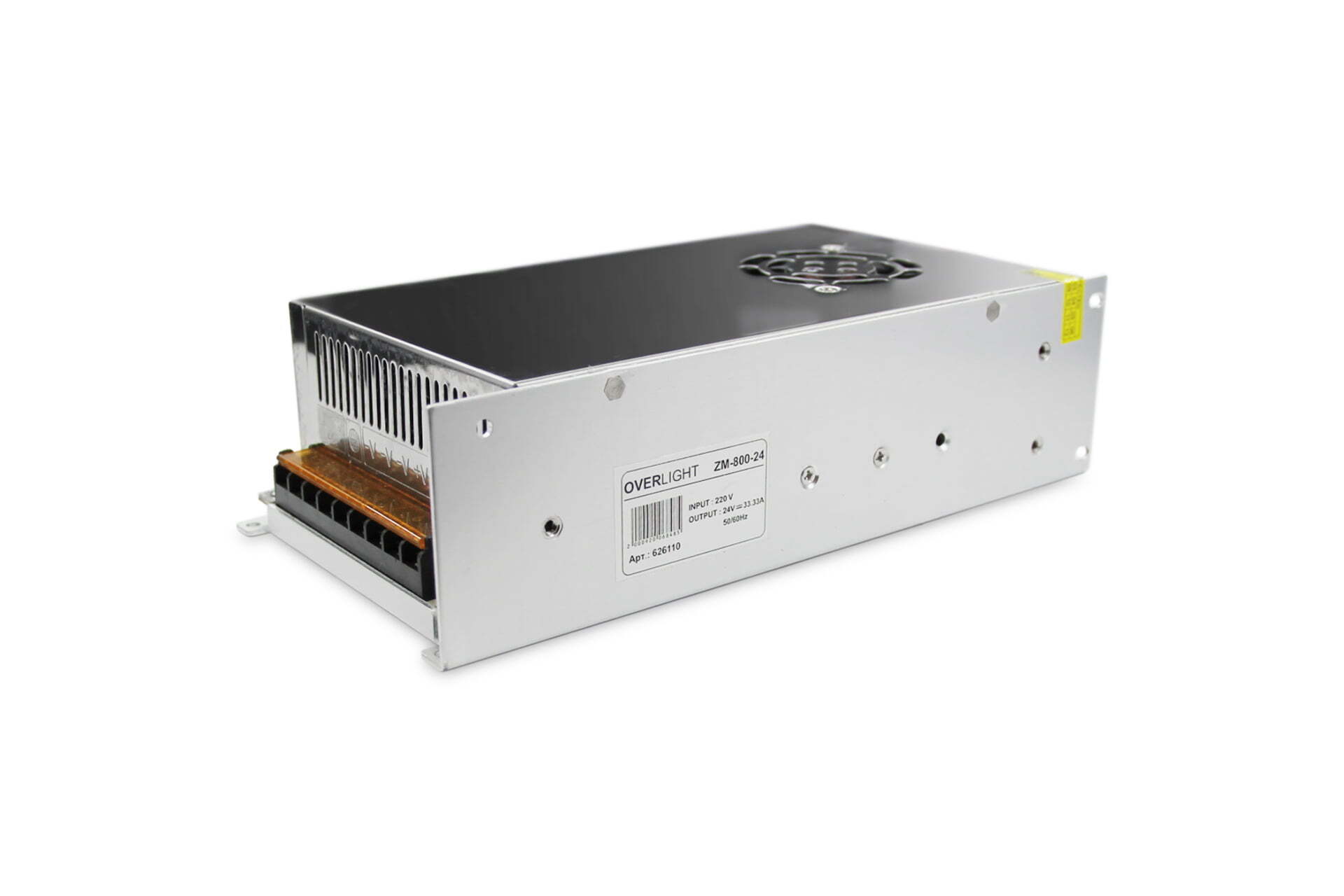 

Блок питания ZM-800-24 (24V,800W 33.33A IP20), ZM-800-24 (24V,800W, 33.33A, IP20)