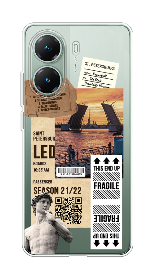 

Чехол на Poco X7 Pro Санкт-Петербург коллаж, Коричневый;бежевый;белый, 324050-1