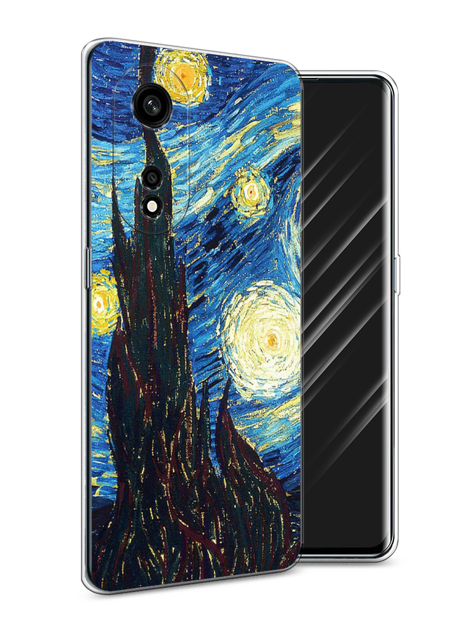 

Чехол Awog на Oppo A1 Pro "Ван Гог Звездная ночь", Желтый, 2512250-9